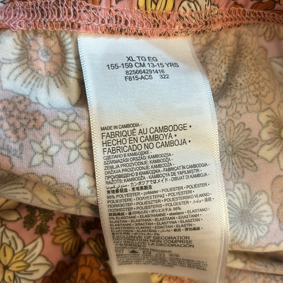 Levi’s Skirt Floral Girl Size XL - Picture 4 of 4